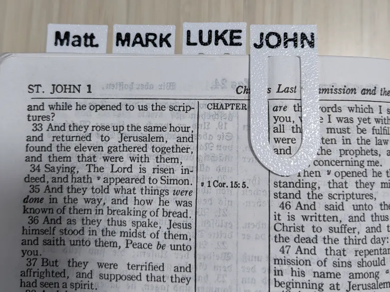 Bible Book Marks