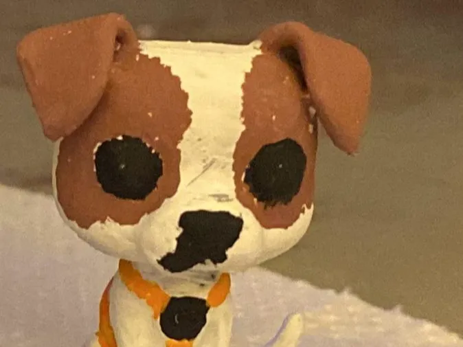 DOG WITH SPOTS