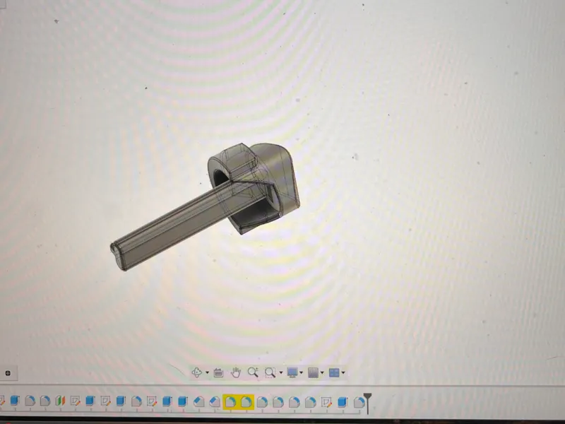 Plastic hinge pin of the beko refrigerator 