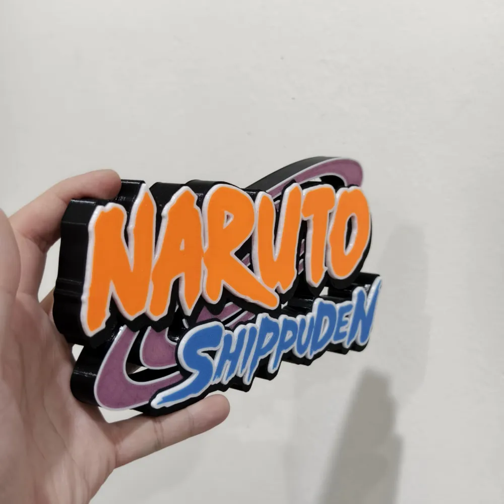  NARUTO SHIPPUDEN LOGO BY KUMY - Free 3D Print Model - MakerWorld Motiv 