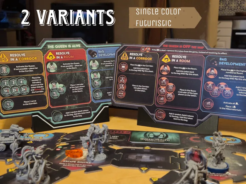 Nemesis Retaliation Help Sheet Stand