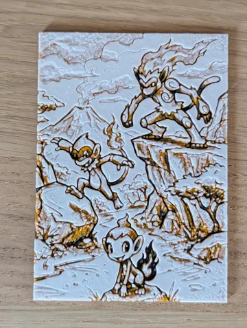 Marco decorativo: Sinnoh Starter Evolutions Pokemon Hueforge & Frame — vista de referencia 4