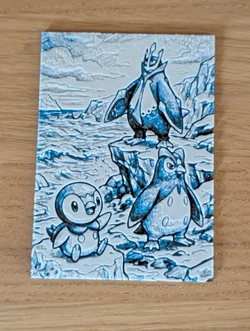 Marco decorativo: Sinnoh Starter Evolutions Pokemon Hueforge & Frame — vista de referencia 5