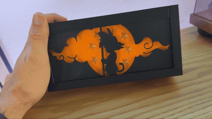 Boites à lumière Dragon Ball Z Goku