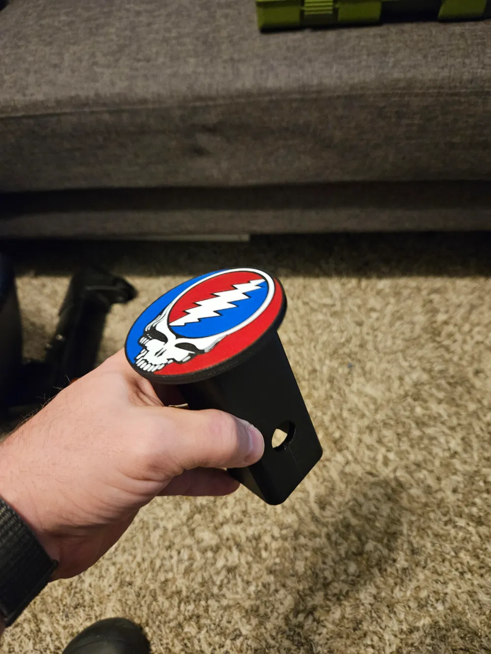 Grateful Dead hitch plug by Rager1902 MakerWorld