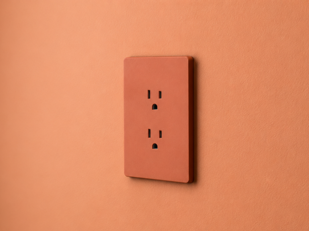 Minimalist Snap-On Outlet Cover Plate