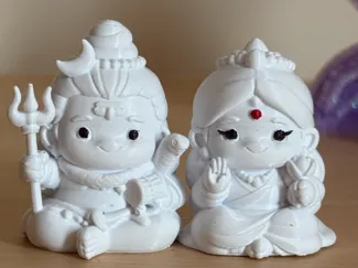 shiva parvati chibi , Mini Idol