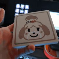 ACNH Isabelle Coaster