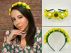Green, Yellow, Translucent headband