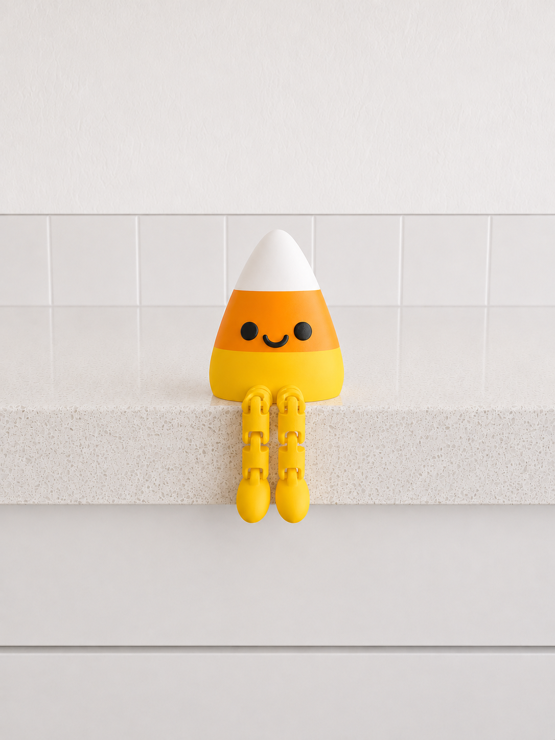 Articulated Candy Corn Flexi Leggy Toy - 1