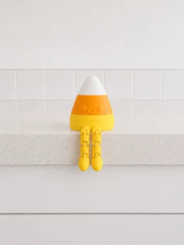 Estante o repisa: Articulated Candy Corn Flexi Leggy Toy — vista de referencia 4