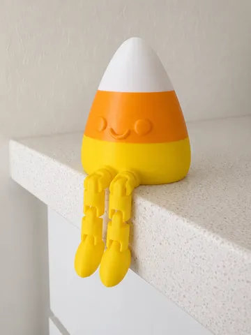 Estante o repisa: Articulated Candy Corn Flexi Leggy Toy — vista de referencia 5