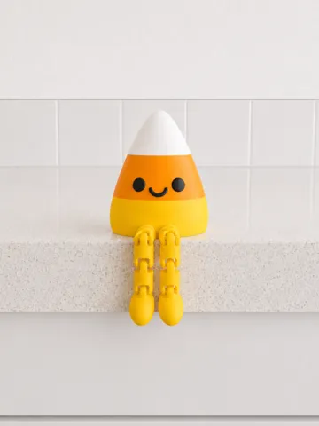 Estante o repisa: Articulated Candy Corn Flexi Leggy Toy — vista de referencia 2