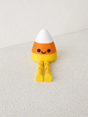 Estante o repisa: Articulated Candy Corn Flexi Leggy Toy — vista de referencia 3