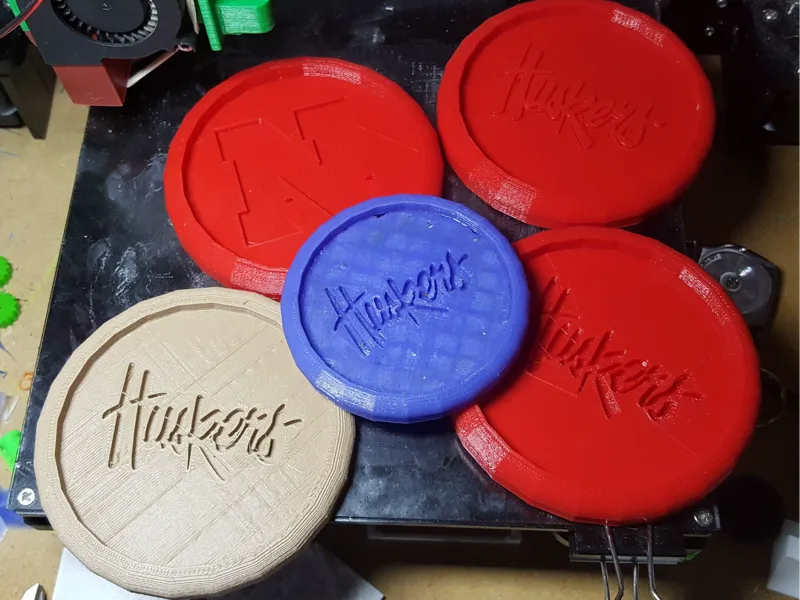 Nebraska Cornhuskers Drink Coaster
