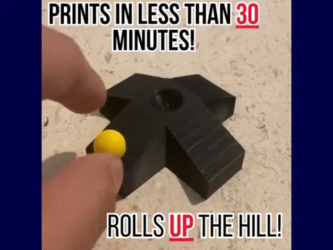 Objeto manipulable: Pocket Sized Anti-Gravity Cross Shaped Illusion — referencia de MakerWorld
