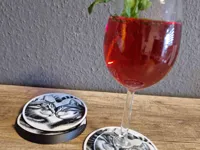 Cat Love Coaster Set 10cm