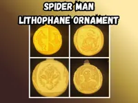 Ornement de Noël lithophanie Spider-Man — photo 1