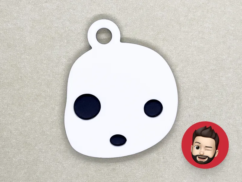 Ghibli Kodama Tree Spirit keychain
