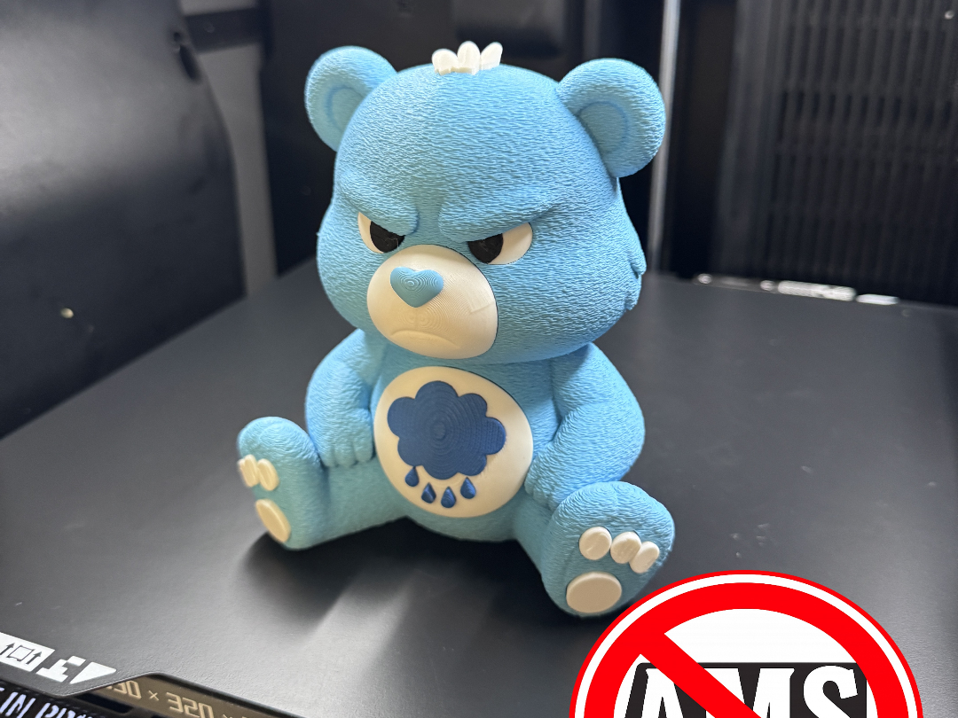 Blaues Ich bin Sauer - Brummbärchen NoAMS 