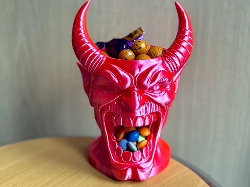 Devilish Halloween Candy Dispenser