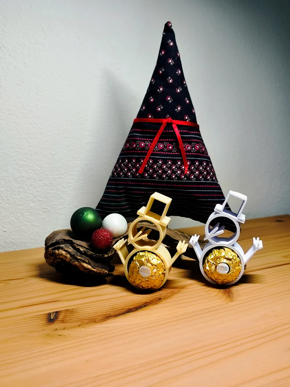 Snowmal Snowman Ferrero Rocher Holder - Free 3D Print Model - MakerWorld