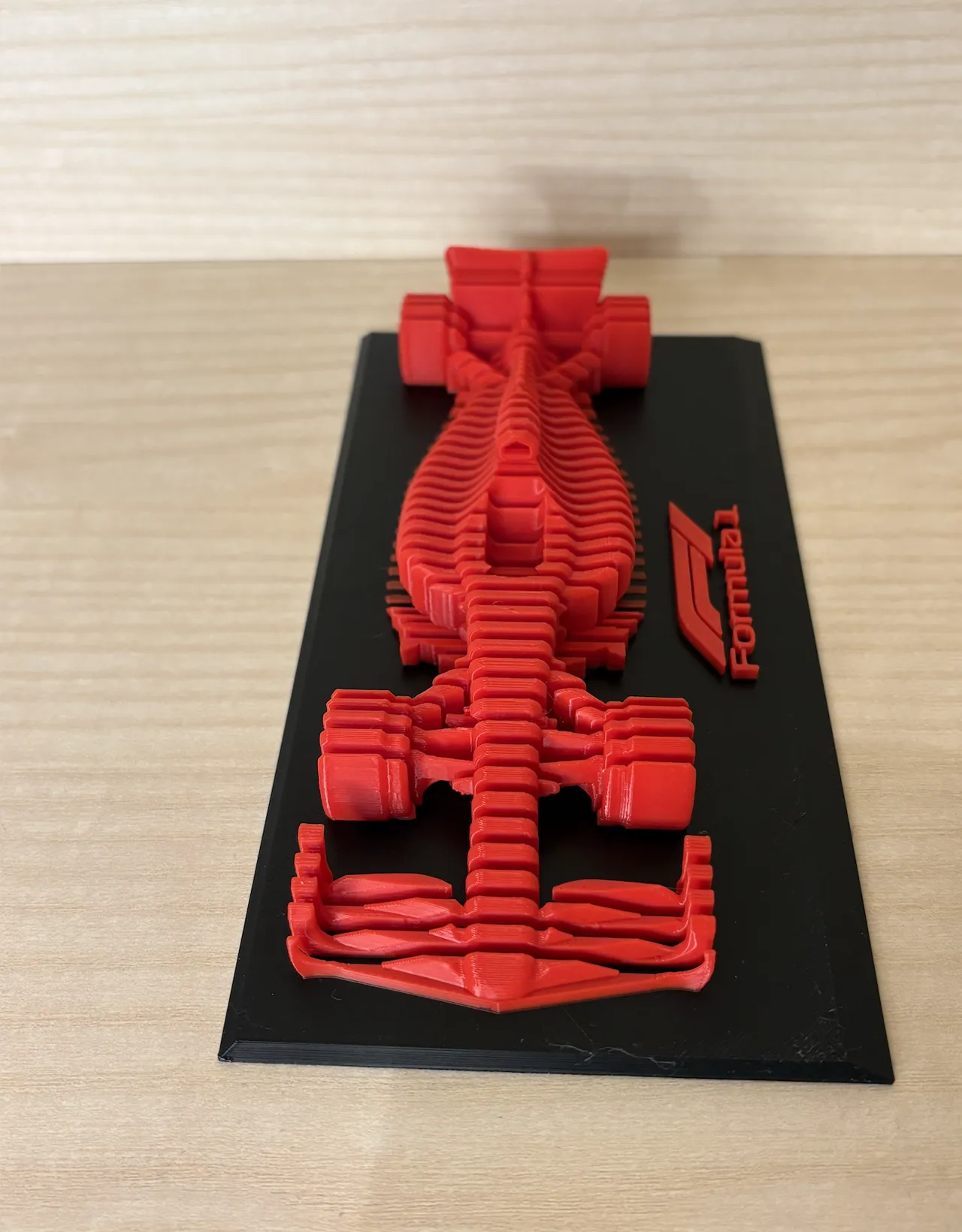 F1 layered sculpture view 2