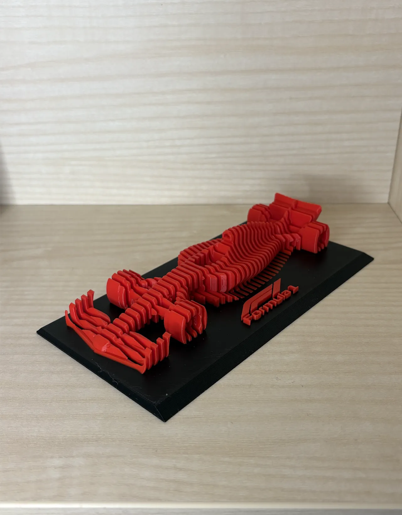 F1 layered sculpture view 4