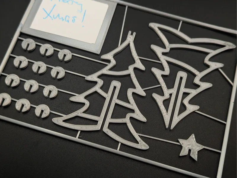 Xmas Tree card kit