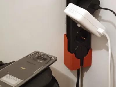 Simple Power Strip Wall Mount