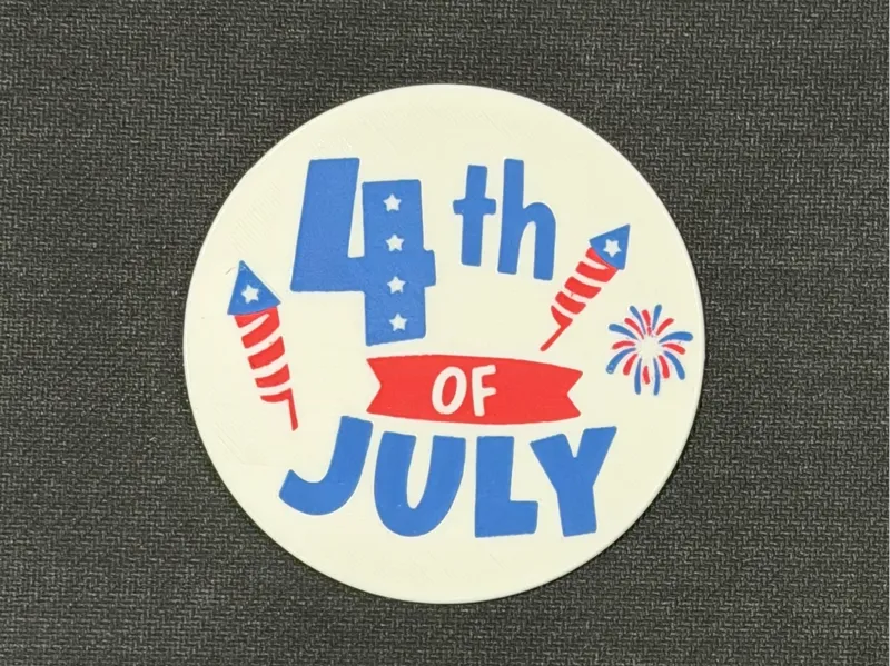 4th of July Coaster