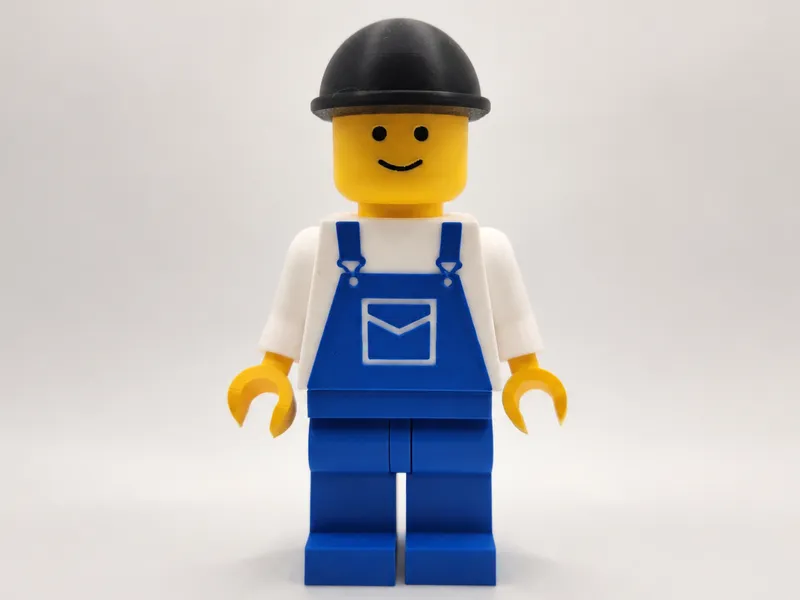 Farmer Brick Figure