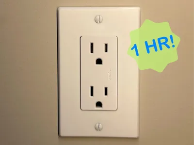 1-Gang Rocker Wall Plate