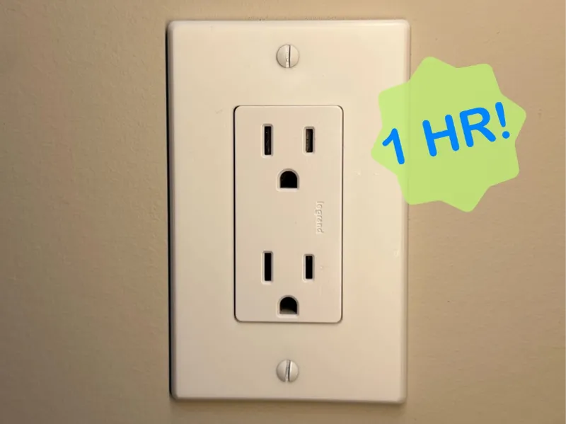 1-Gang Rocker Wall Plate