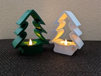 Tannenbaum beleuchtet