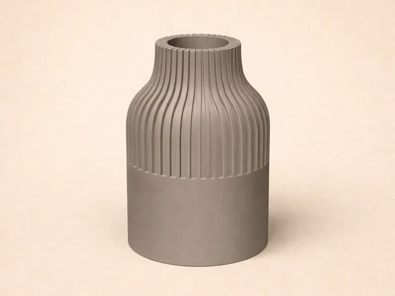 Striped Vase