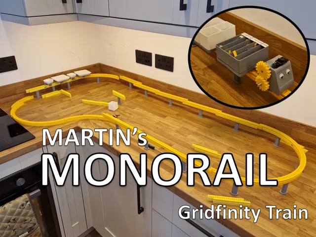 Martin's Monorail - Gridfinity Train V1.3
