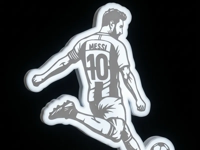 Lightbox Messi 10