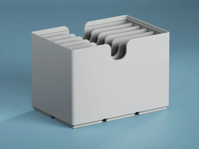 Gridfinity Cable Organizer - No Label