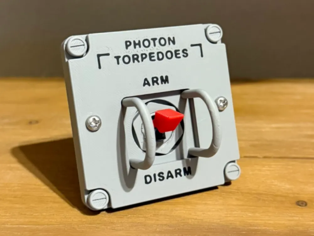 Star Trek Photon Torpedoes Sci-Fi Toggle Switch by themapster ...