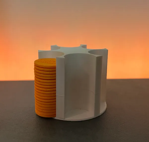 Range-jetons de caddie