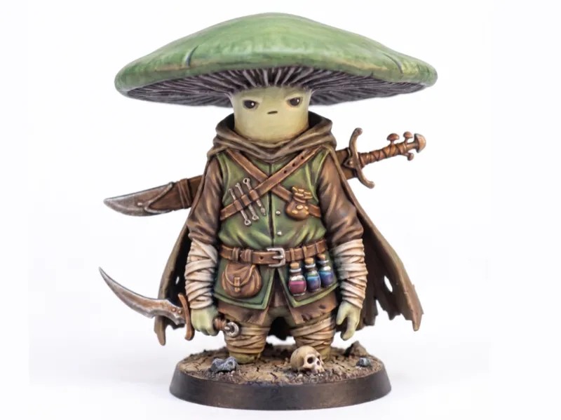 Myconid Rogue D&D Miniature (45mm)