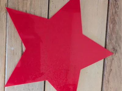Large 2d Solid Star
