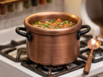 Miniature Copper Pot