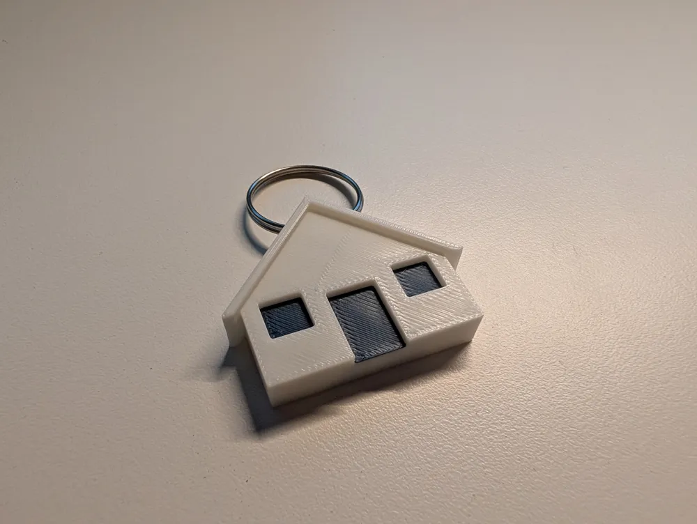Home Keychain - no 7 - Free 3D Print Model - MakerWorld