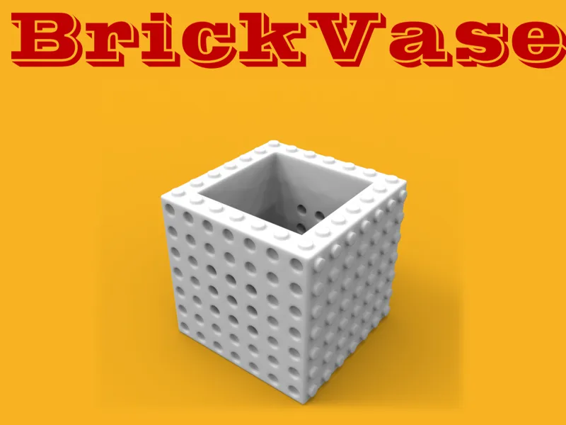 BrickVase积木花盆