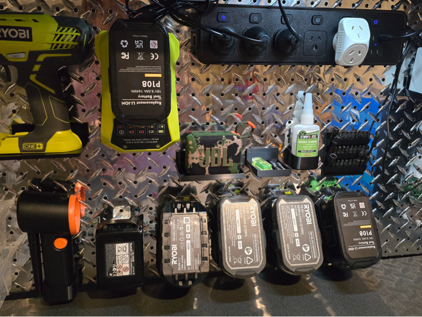 Parametric Pegboard Accessories