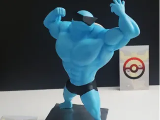 Buff Squirtle ultra Muscoloso - Pokemon gift