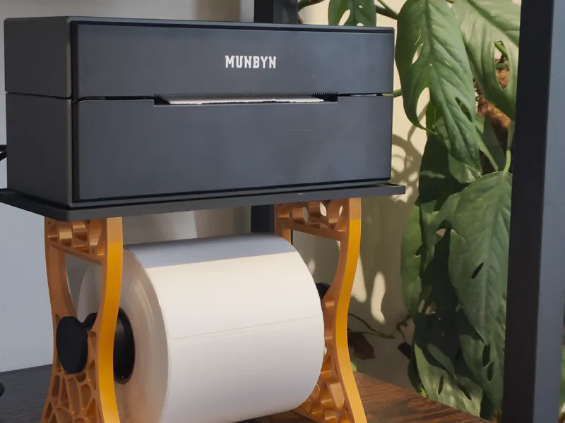 Thermal printer and roll stand - desk organiser