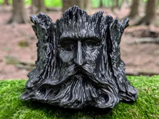 Rustic Tree Stump Planter